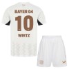Camiseta de fútbol Bayer 04 Leverkusen Florian Wirtz 10 Niño 2ª equipación 2024-25